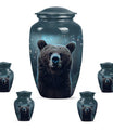 Bear Mini Urn For Ashes Adult Male Funeral, Ashes Cremation Urn