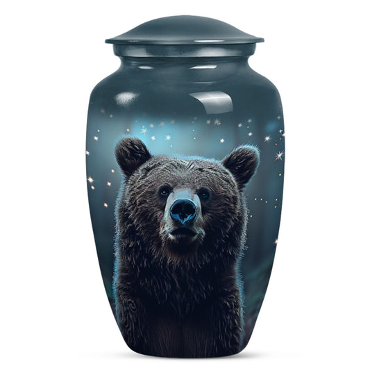 Bear Mini Urn For Ashes Adult Male Funeral, Ashes Cremation Urn