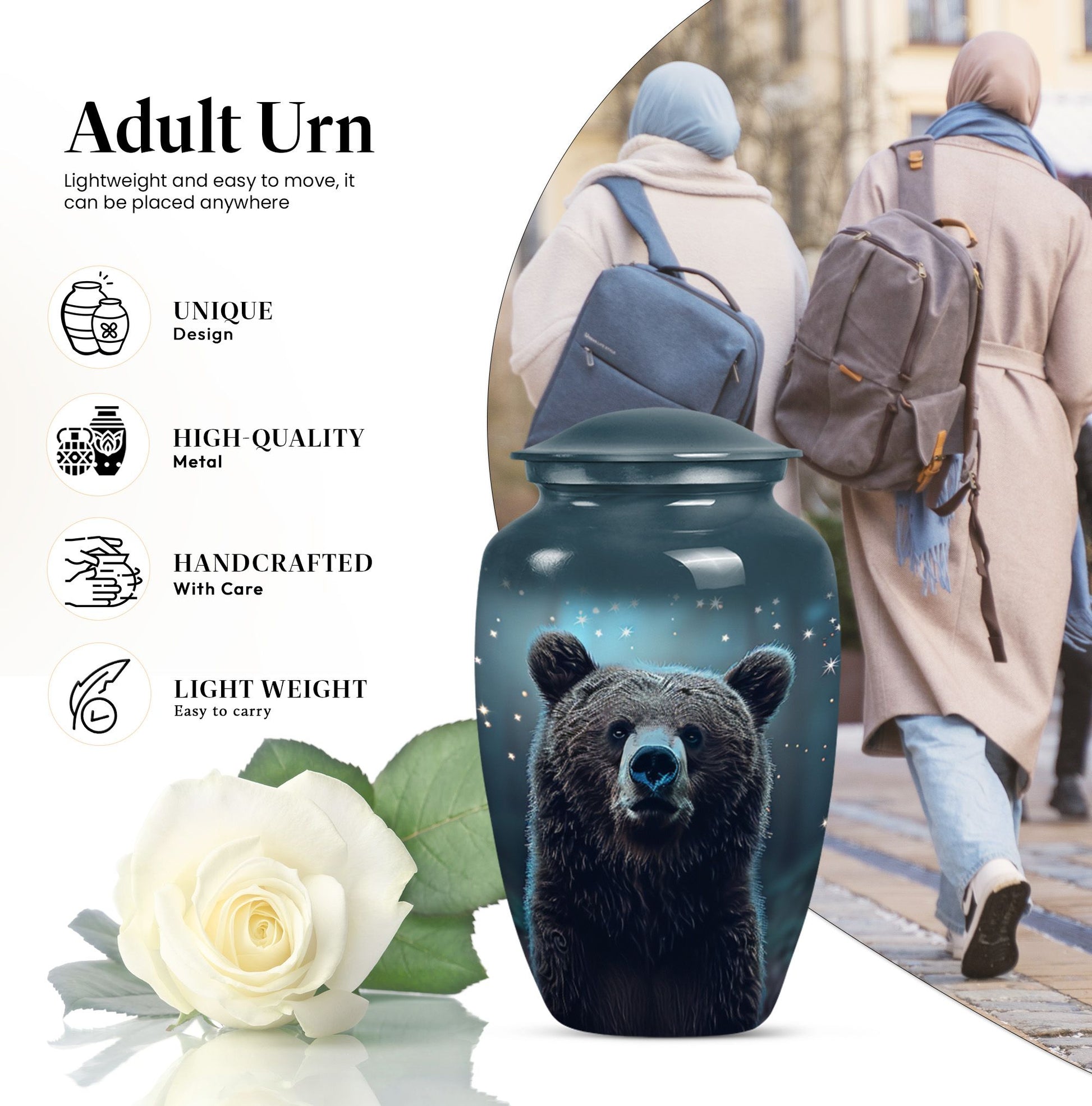 Bear Urn for men