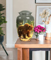 Bear Urn for ashes remains.