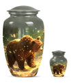 Bear Cremation Urns For Burial Funeral, Ashes Memorial Urn