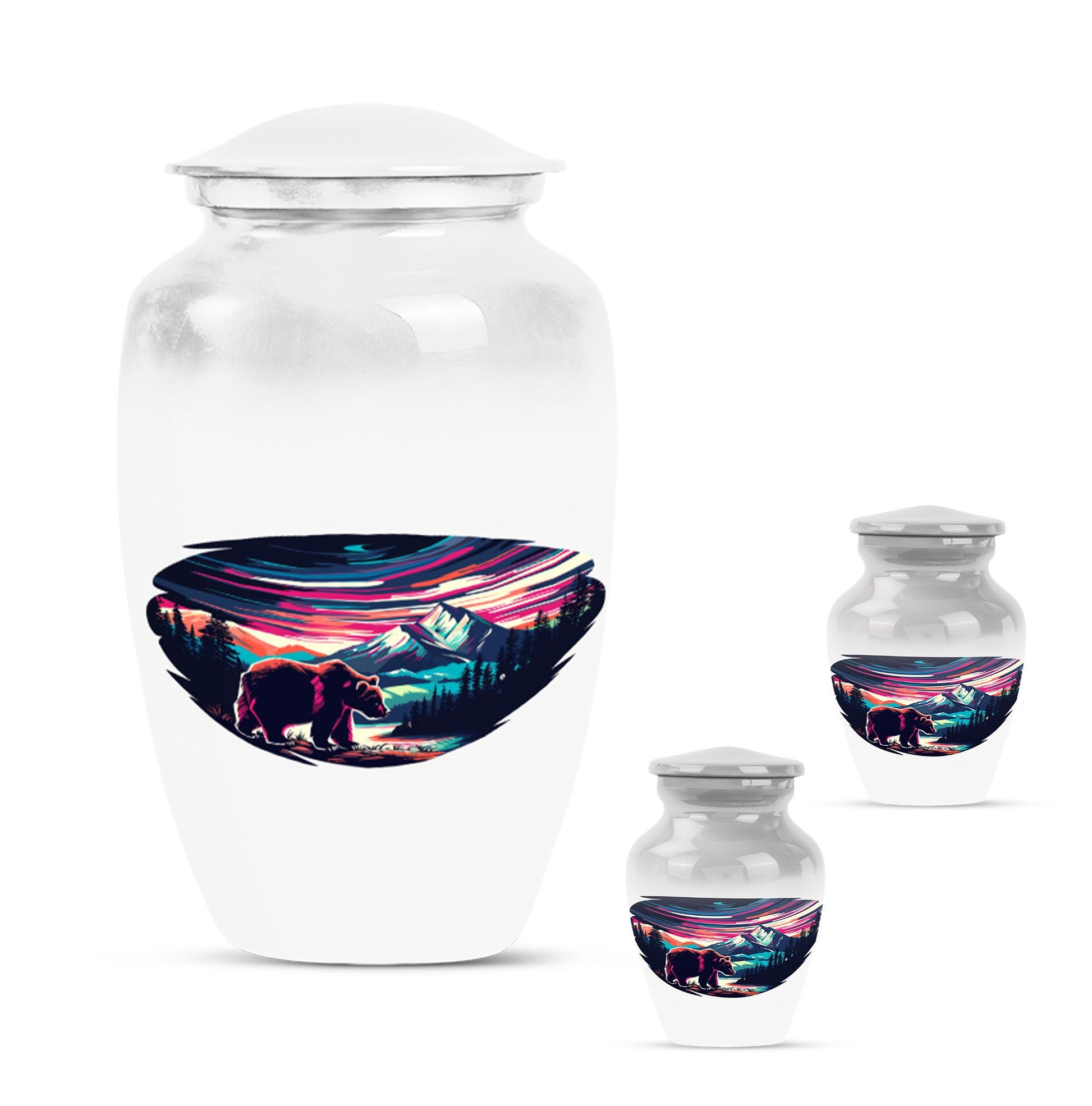 Bear Cremation Urns For Large Human Ashes - Urns For Adult Male