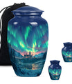 Northern Lights Custom Urns Funeral, Ashes Cremation Urn