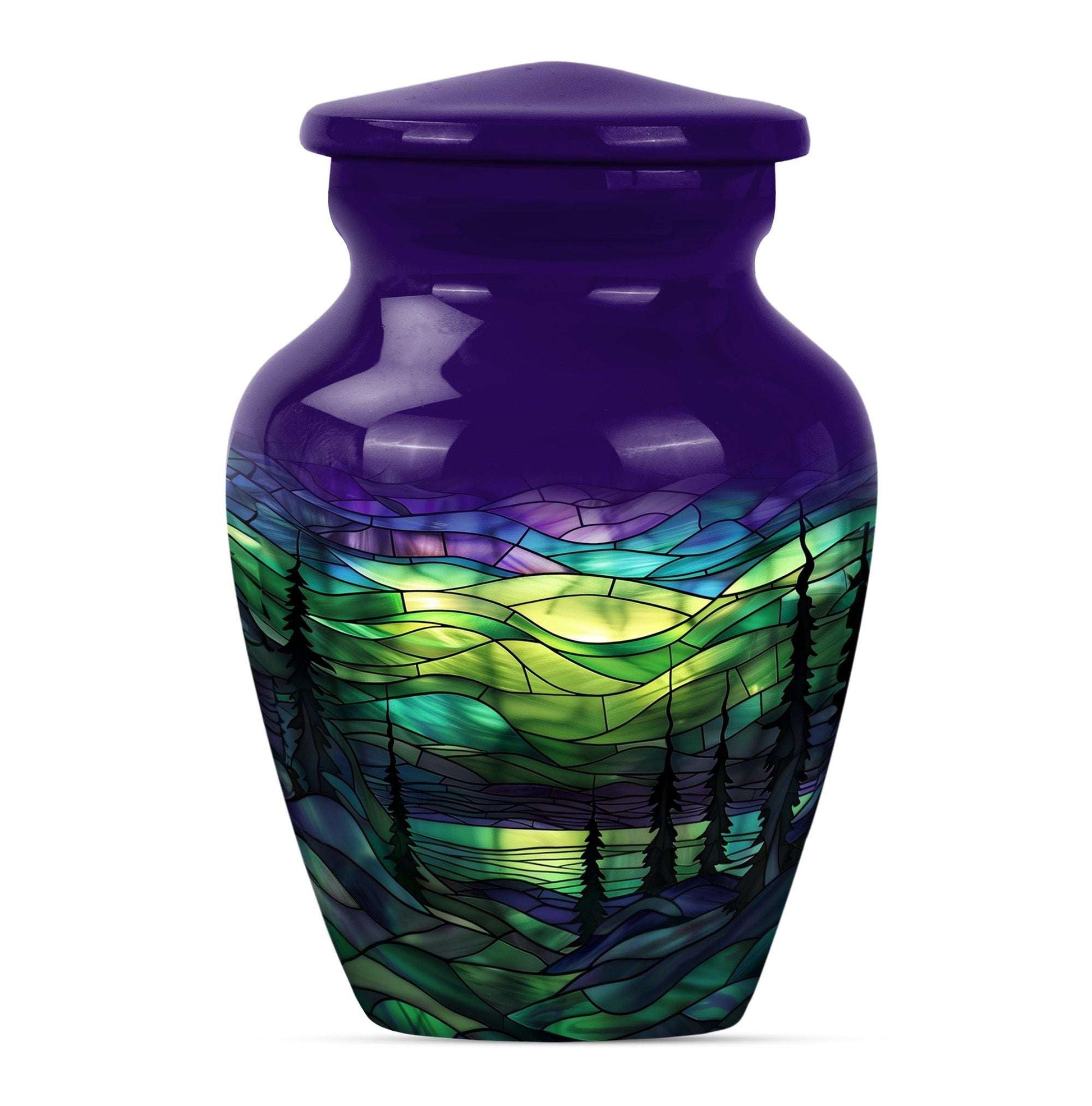 Northern Lights Urn For Human Ashes - Adult Urns For Men & Women
