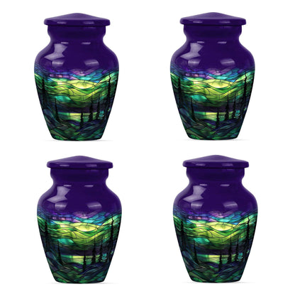Northern Lights Urn For Human Ashes - Adult Urns For Men & Women