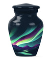 Northern Lights Funeral Urns - Large Decorative Urn For Male & Female