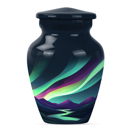 Personalized Galaxy Cremation Urn for Human Ashes - 10-inch, 200 cu in - Yatskia