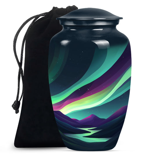 Classic 10-inch Northern Lights Urn.