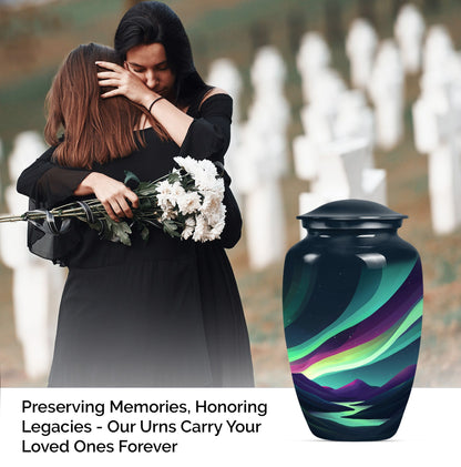 Classic 10-inch Northern Lights Urn.