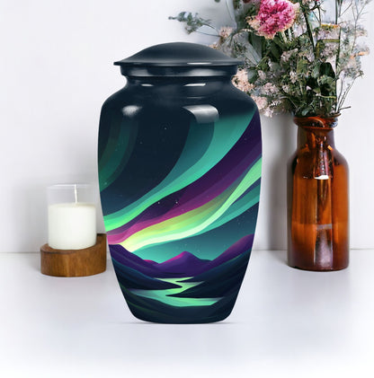 Classic 10-inch Northern Lights Urn.