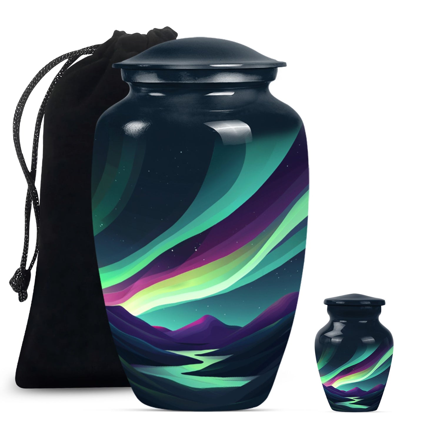 Classic 10-inch Northern Lights Urn.