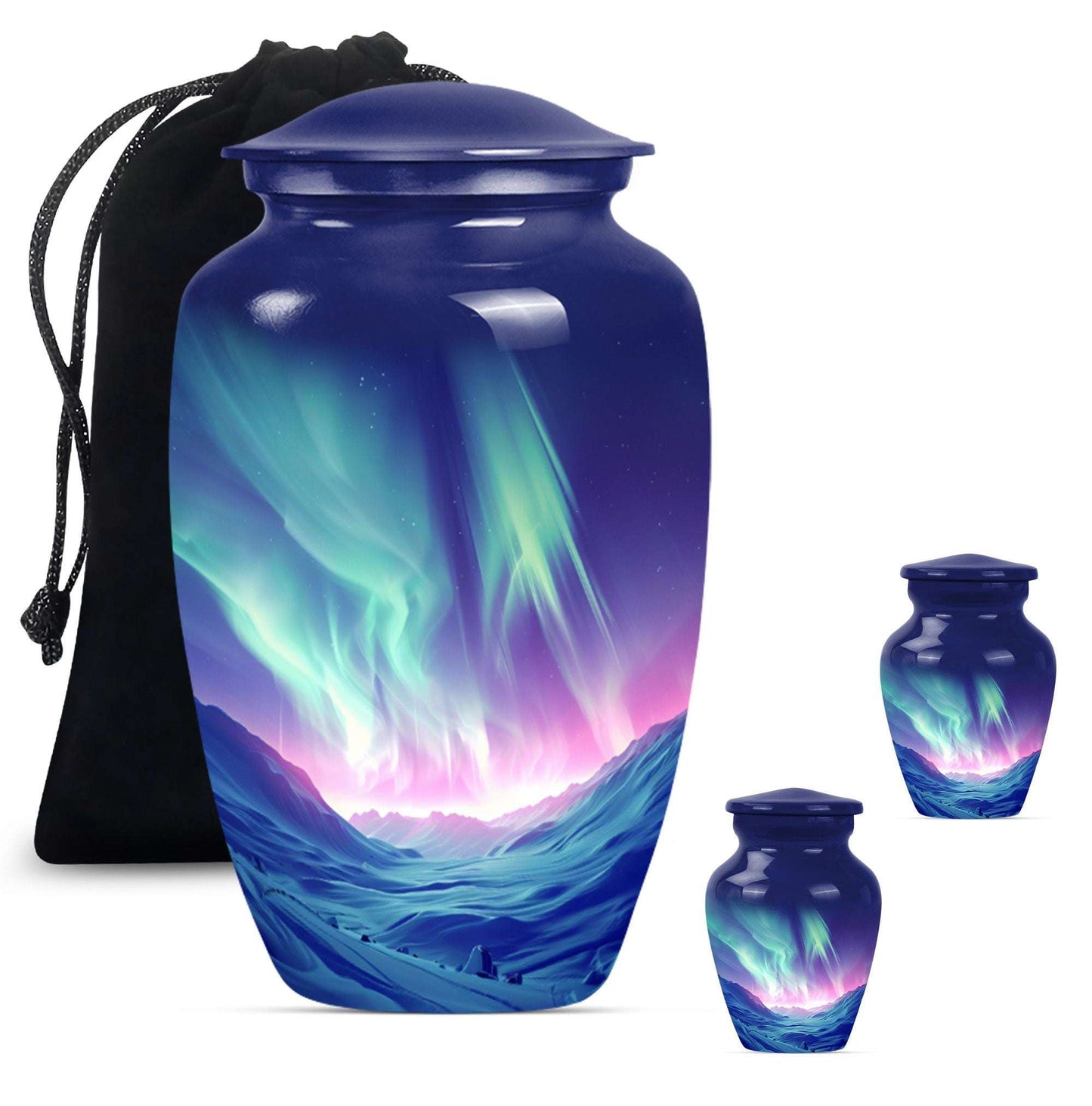 Northern Lights Cremation Urns For Ashes - Adult Urns For Men & Women