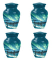 Northern Lights Large Urn For Ashes  - Cremation Urns For Man & Women