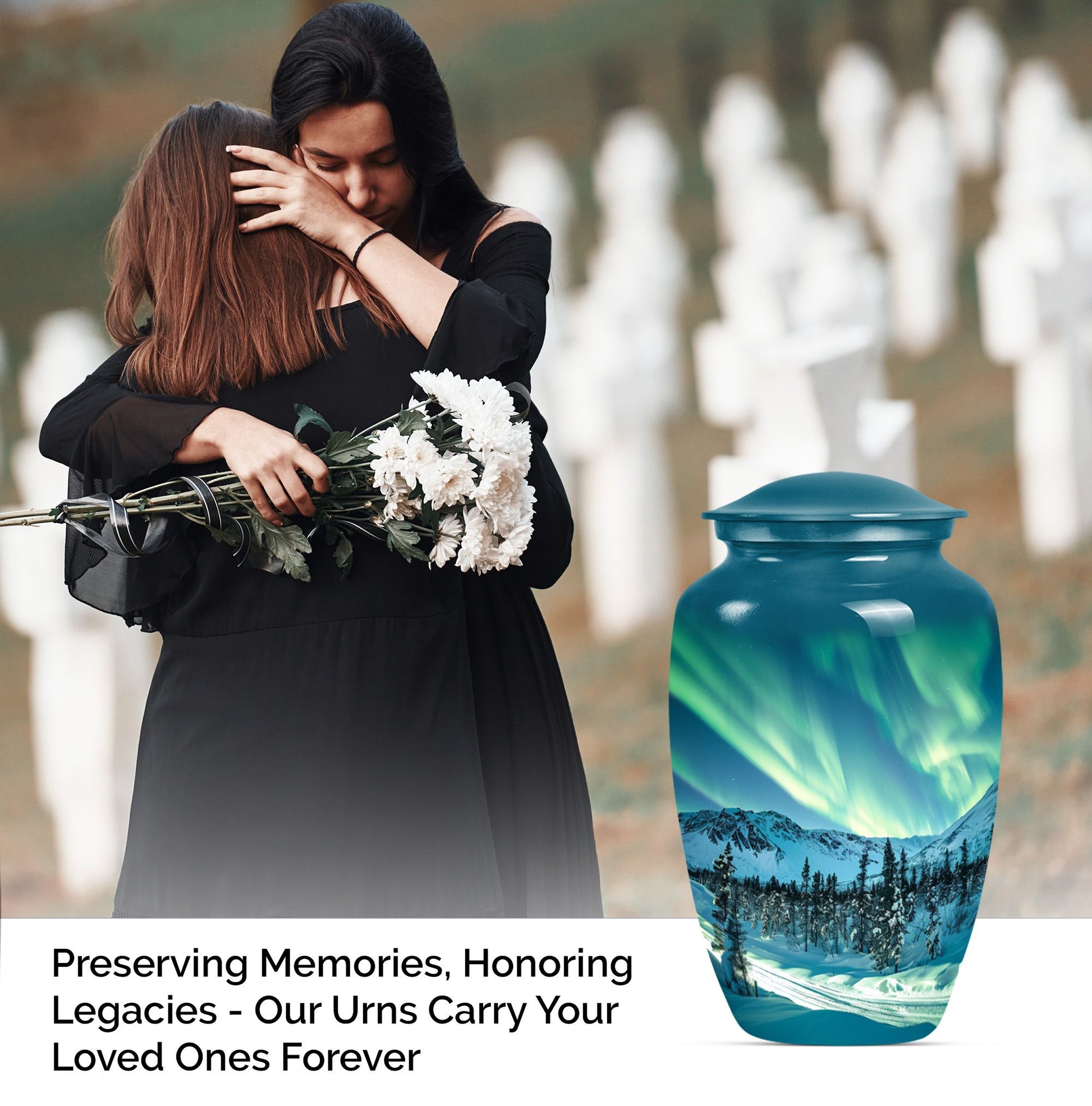 10 inch Classic Northern Lights Urn