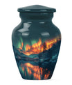 Northern Lights Cremation Keepsake Urns For Ashes - Cremation Urn Human
