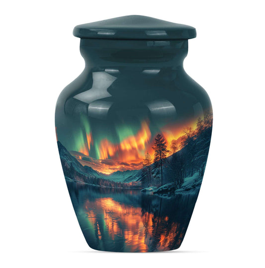 Northern Lights Cremation Keepsake Urns For Ashes - Cremation Urn Human