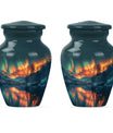 Northern Lights Cremation Keepsake Urns For Ashes - Cremation Urn Human