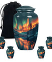 Northern Lights Cremation Keepsake Urns For Ashes - Cremation Urn Human