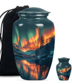 Northern Lights Cremation Keepsake Urns For Ashes - Cremation Urn Human