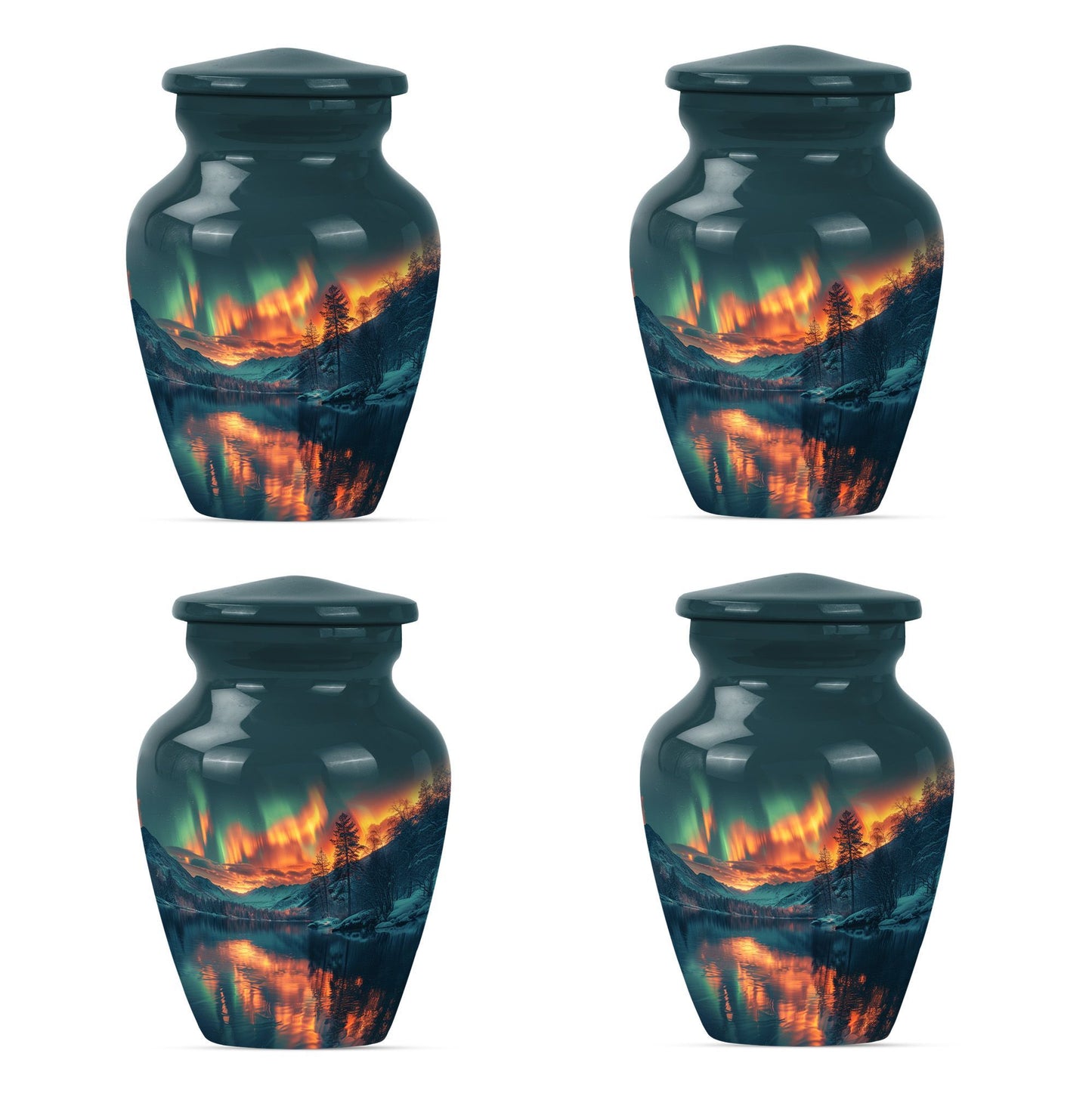northern lights urn for cremation