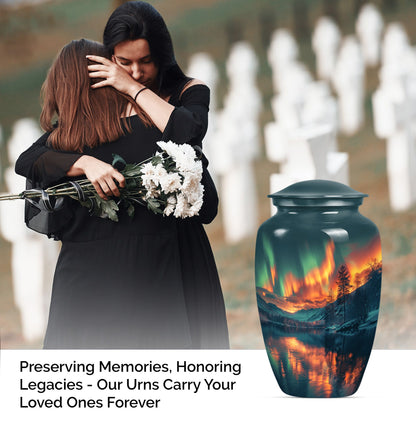 northern lights urn for cremation