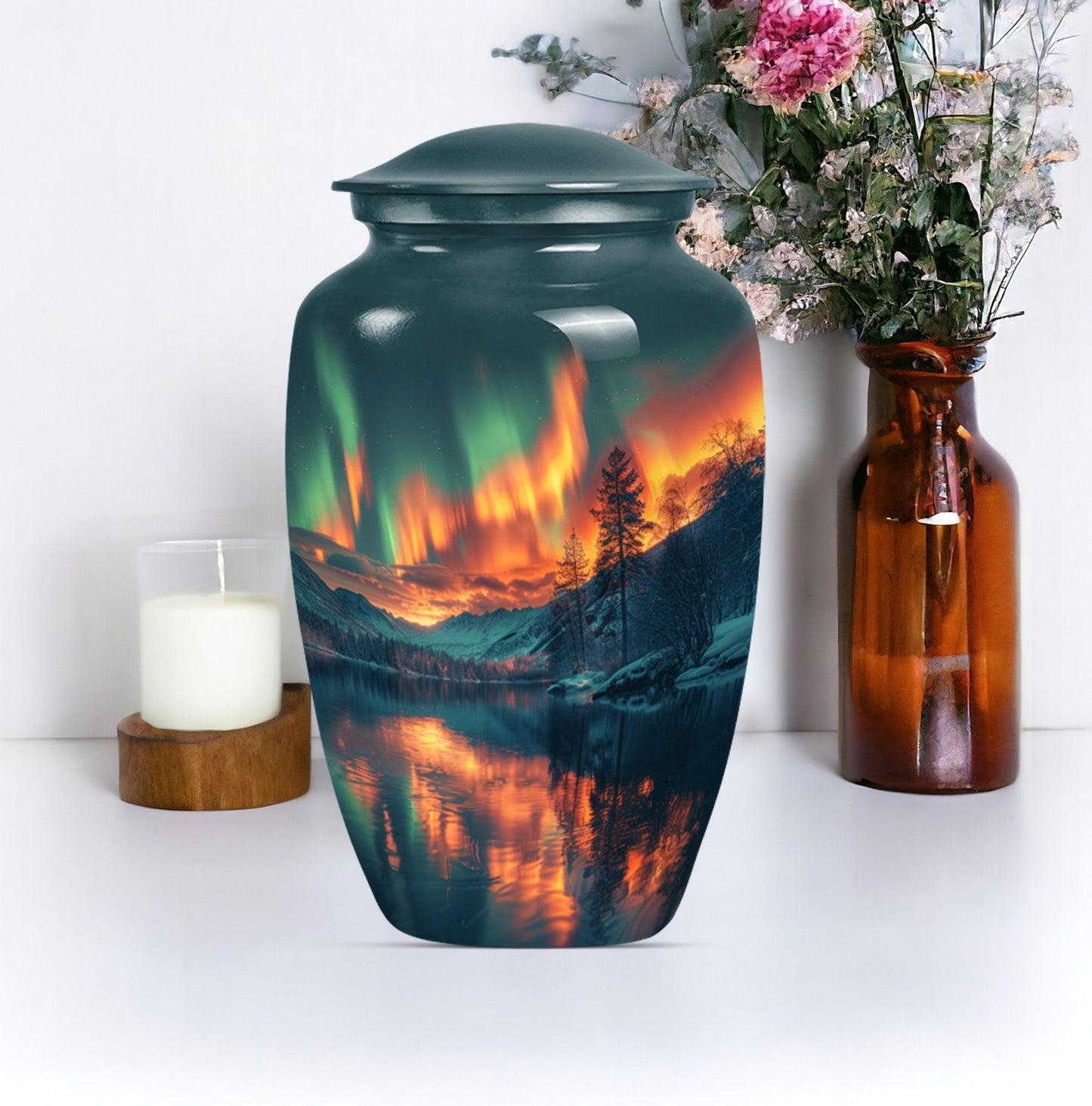 northern lights urn for cremation