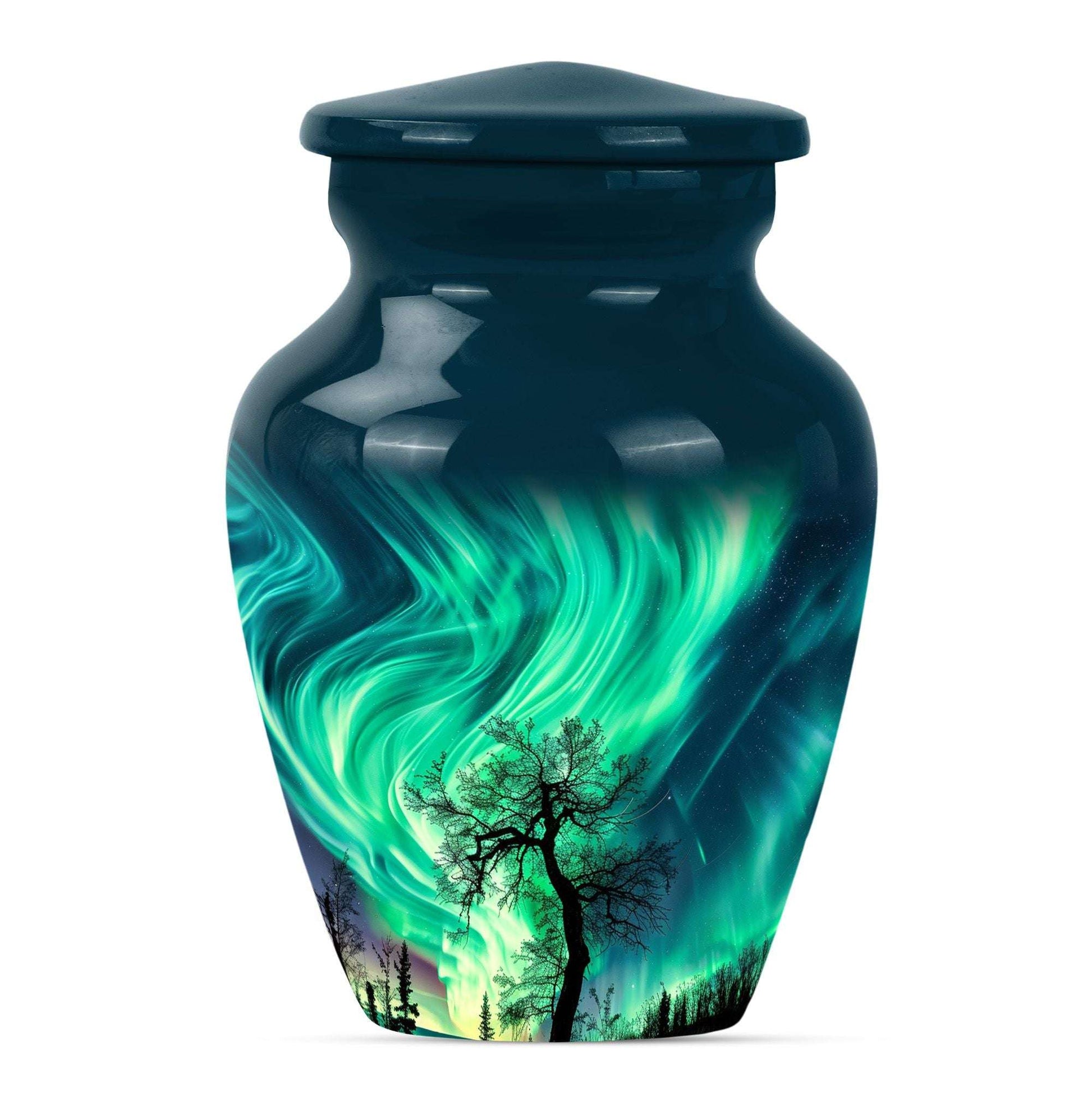 Northern Lights Cremation Urns For Human Ashes -  Human Ashes Keepsake