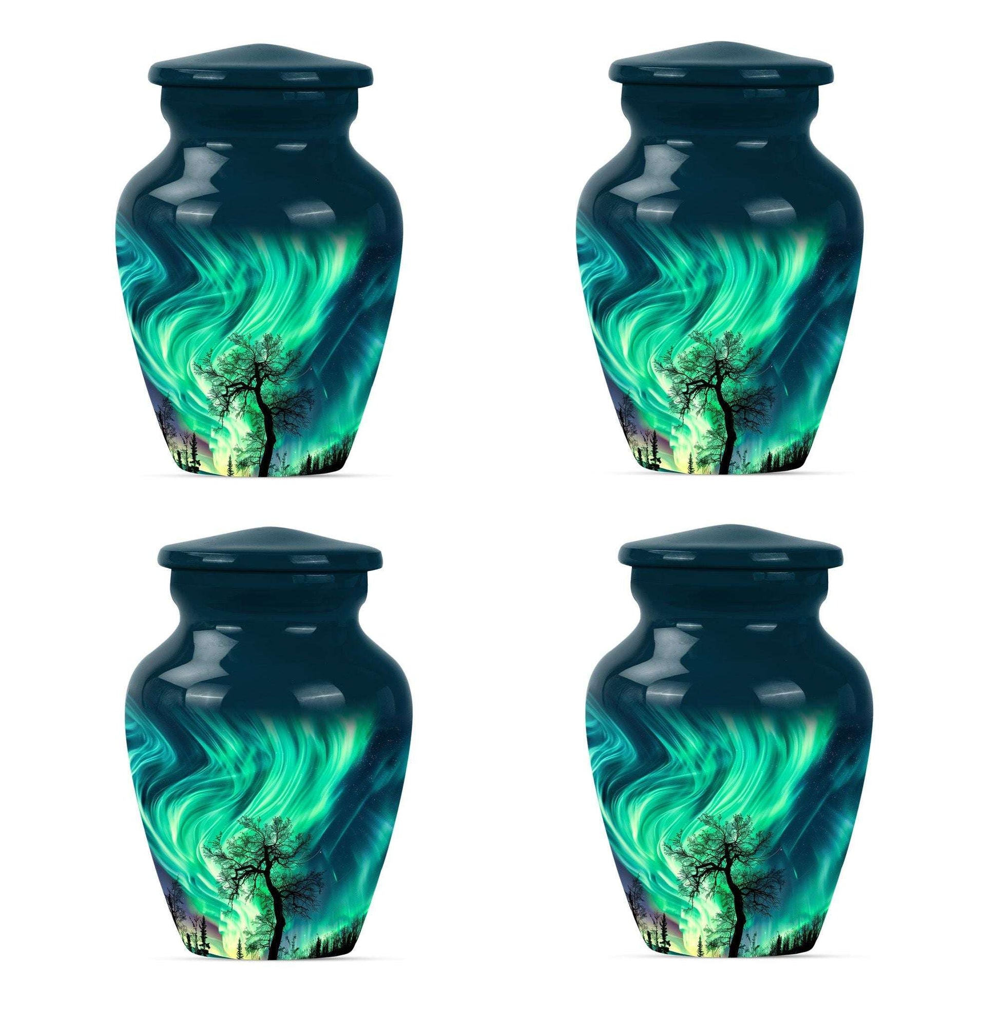 Northern Lights Cremation Urns For Human Ashes -  Human Ashes Keepsake