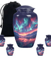 Northern Lights Funeral Urns For Adult Ashes Men and Women