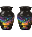 Northern Lights Urn For Human Ashes - Aurora Borealis Adult Large Urns