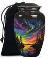 Northern Lights Urn For Human Ashes - Aurora Borealis Adult Large Urns