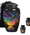 Northern Lights Urn For Human Ashes - Aurora Borealis Adult Large Urns