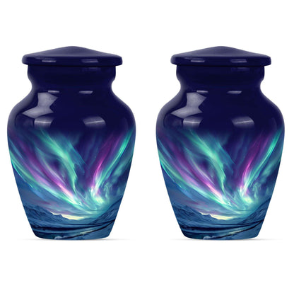 Northern Lights Urn For Ashes Adult Male Small - Funeral Urns For Ashes