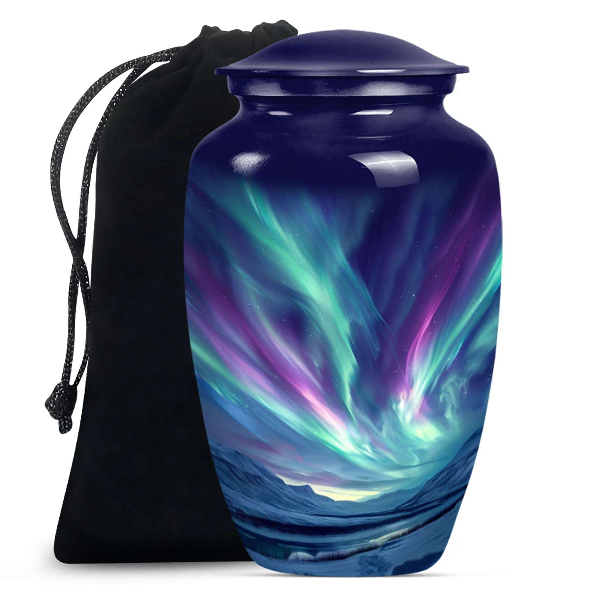 Northern Lights Urn For Ashes Adult Male Small - Funeral Urns For Ashes