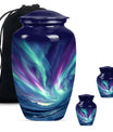 Northern Lights Urn For Ashes Adult Male Small - Funeral Urns For Ashes