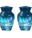 Northern Lights Mini Urns For Human Ashes Dad - Urns For Ashes Keepsake