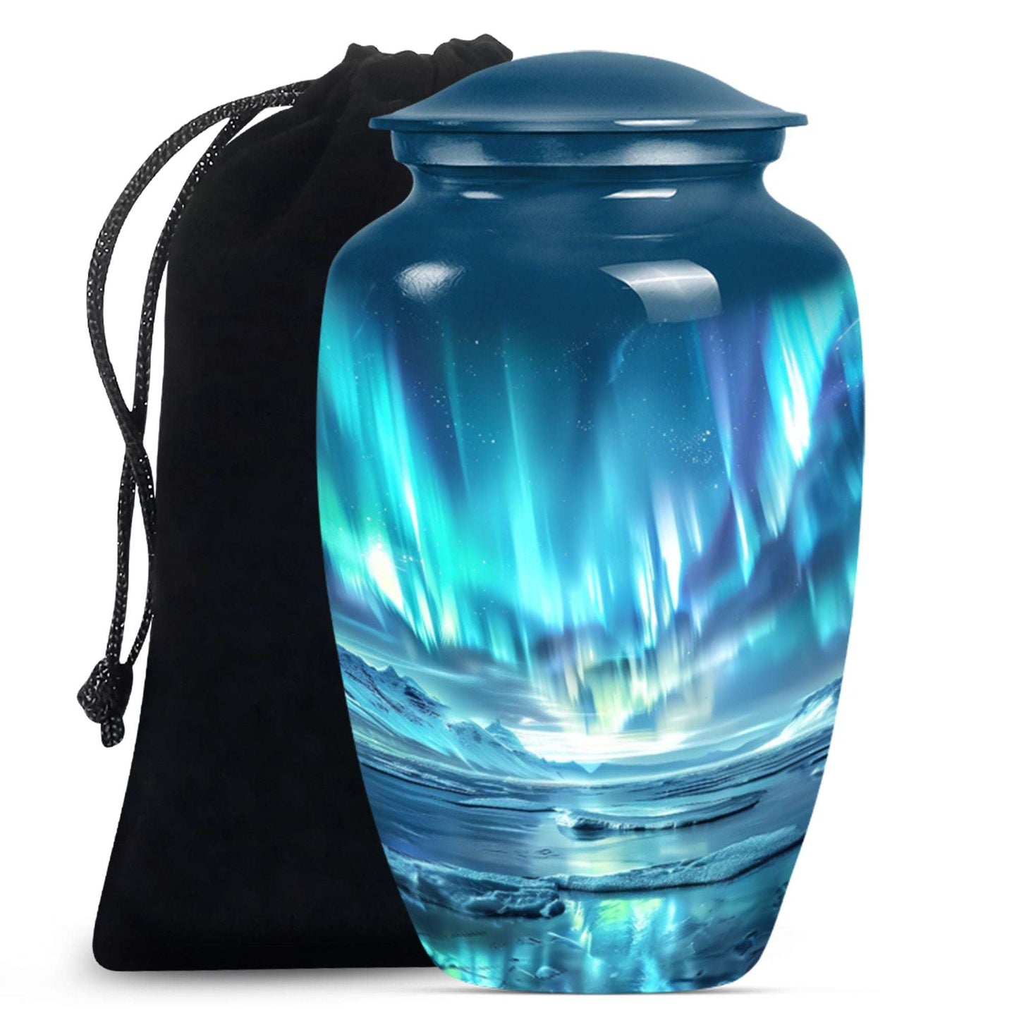 Northern Lights Mini Urns For Human Ashes Dad - Urns For Ashes Keepsake