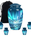 Northern Lights Mini Urns For Human Ashes Dad - Urns For Ashes Keepsake