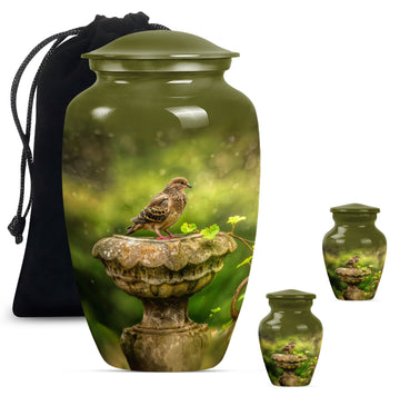 Large Urn with 2 Mini Urn