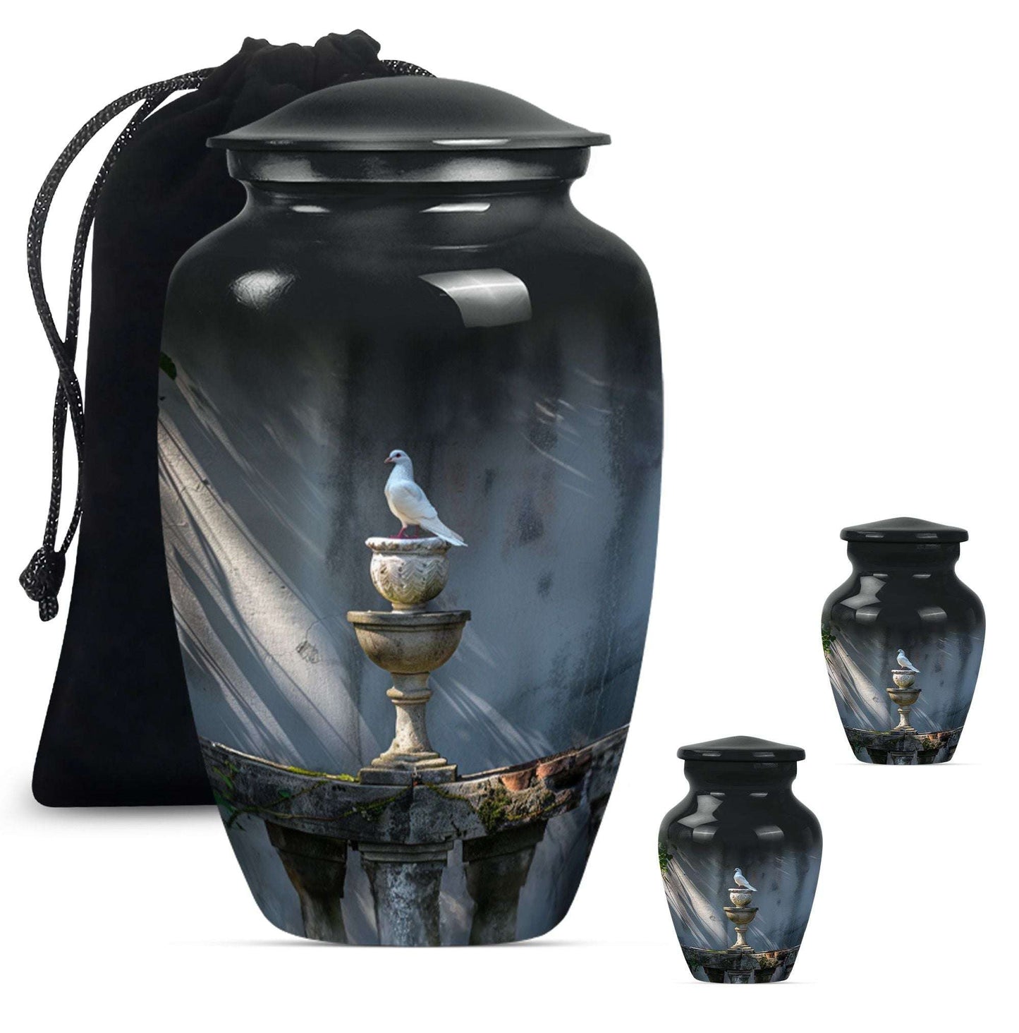 Dove Customized Urns Human Ashes for Mom and Dad - Funeral Urn Ashes
