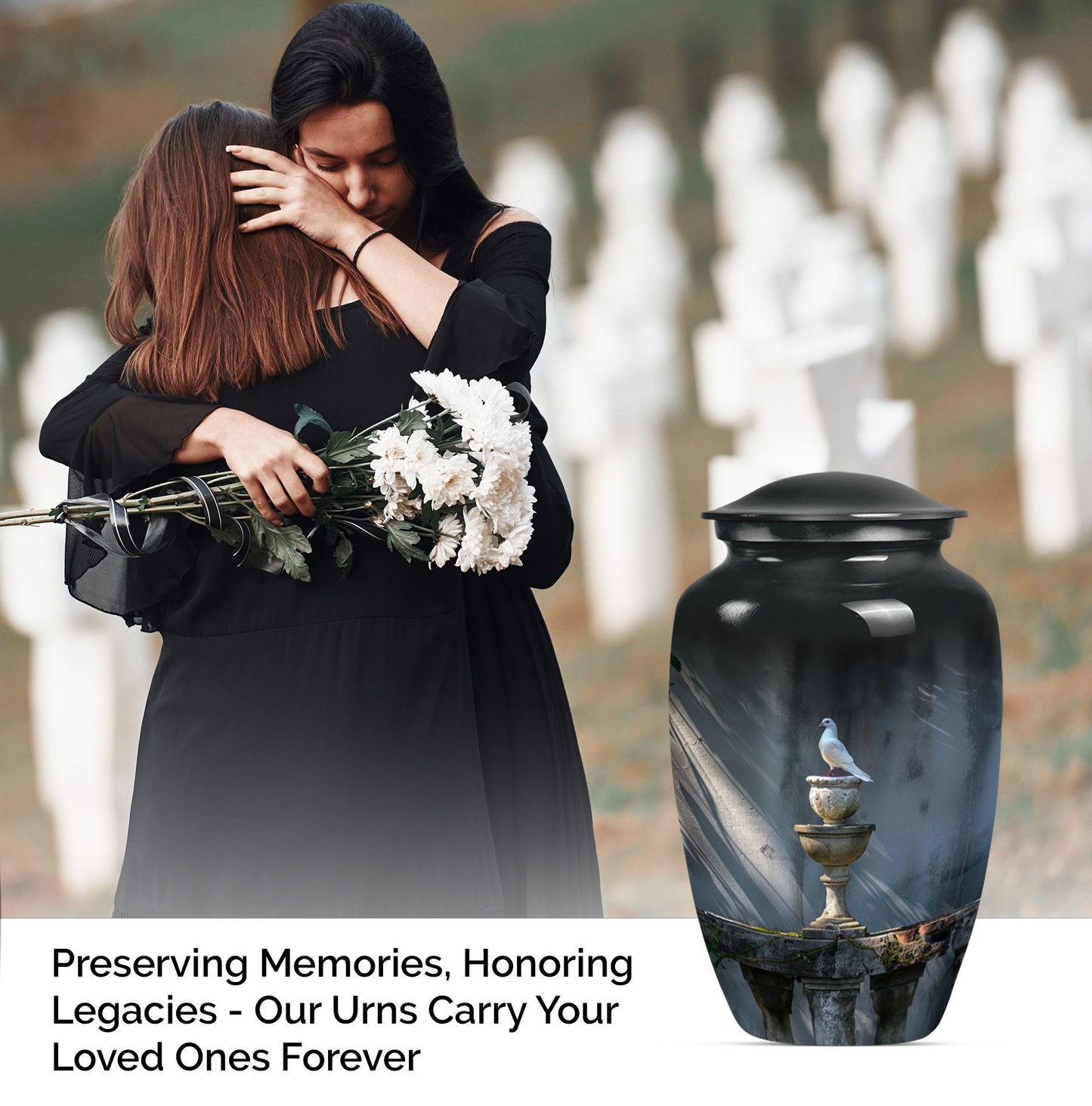 10-inch Dove Urn
