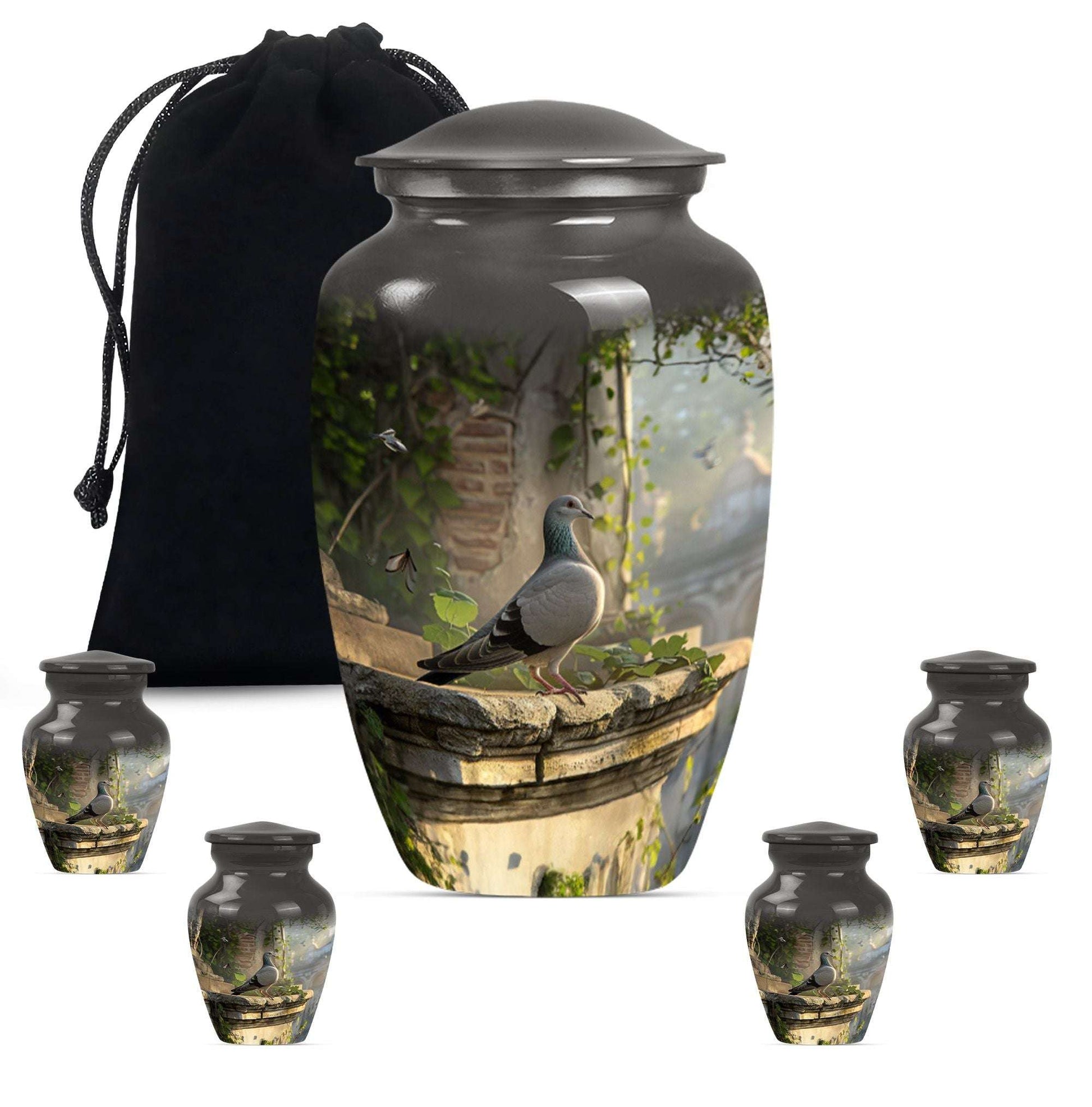 Dove Medium Urns For Ashes Adult Female - Funeral Urns Men