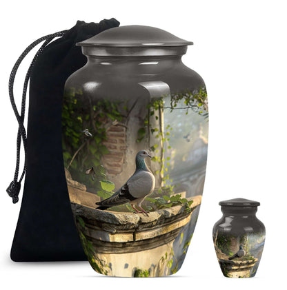 Dove Medium Urns For Ashes Adult Female - Funeral Urns Men