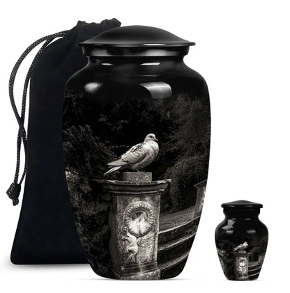Dove Cremation Urns For Human Ashes Adult Set - Mini Urn For Mom Ashes