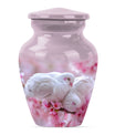 White Couple Dove Burial Urn - Cremation Urn For Loved Ones