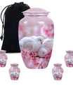 White Couple Dove Burial Urn - Cremation Urn For Loved Ones