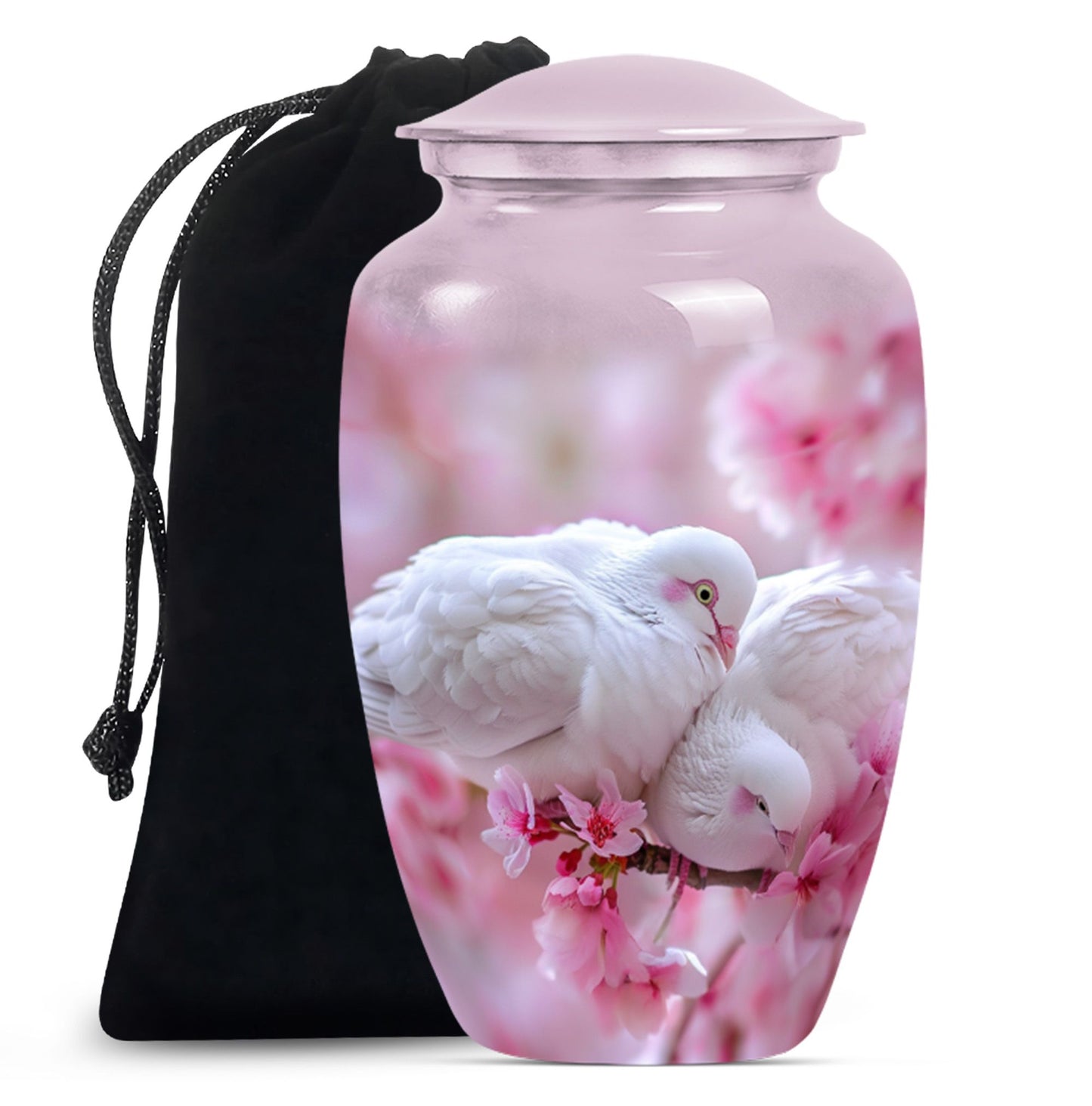dove urn in Purple Meadow 