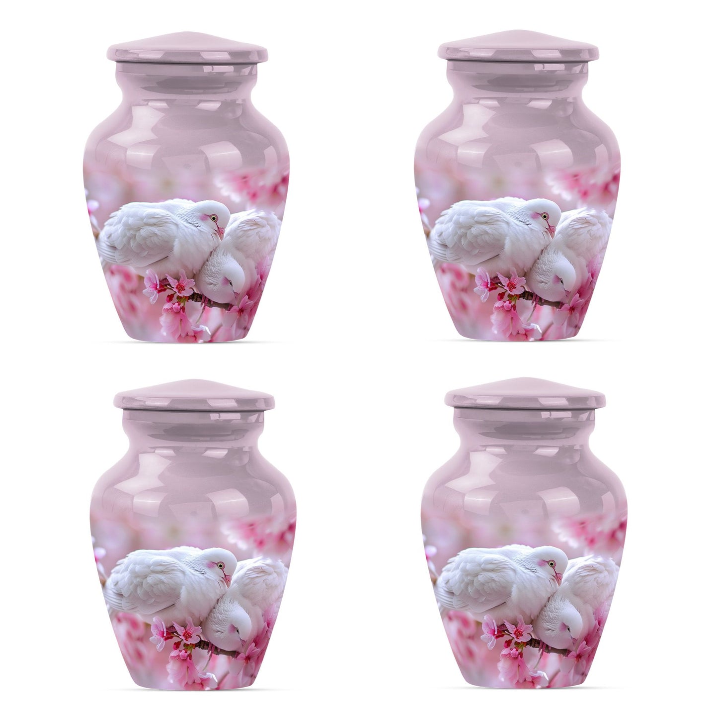 dove urn in Purple Meadow 