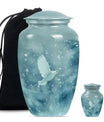 White Dove Burial Urn - Large Urns For Couple