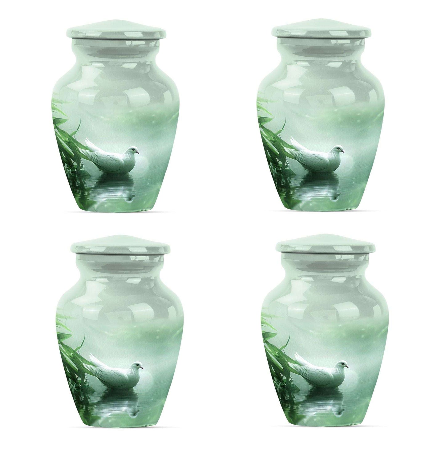Dove Memorial Urn For Human Ashes - Large Decorative Urn